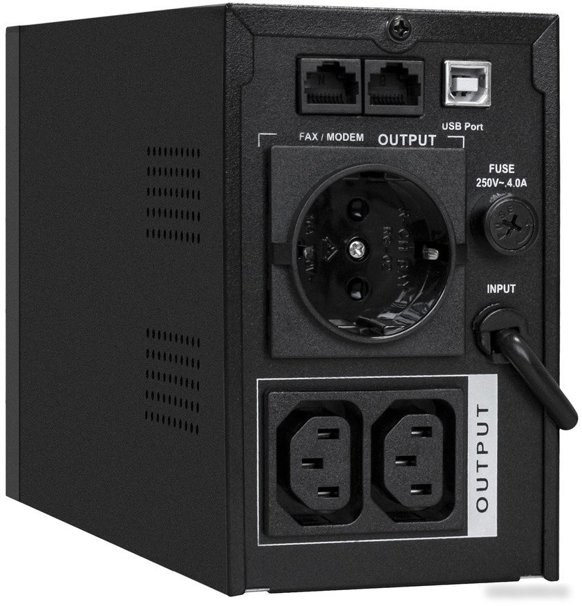 Источник бесперебойного питания ExeGate SpecialPro UNB-650.LED.AVR.1SH.2C13.RJ.USB EX292768RUS