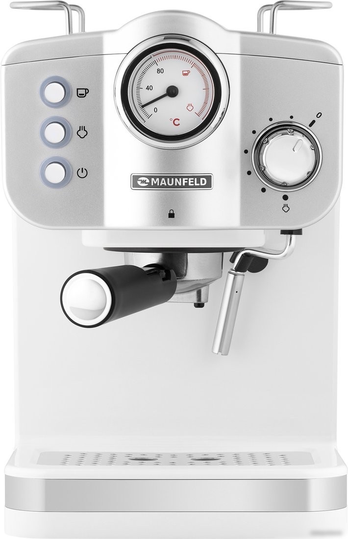 Рожковая кофеварка MAUNFELD MF-735WH Pro