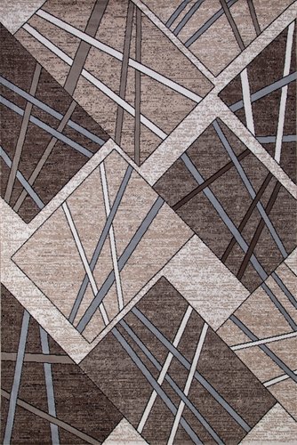 Ковер для жилой комнаты Merinos Sierra D487-STAN-BEIGE-BROWN-2 (3x4)