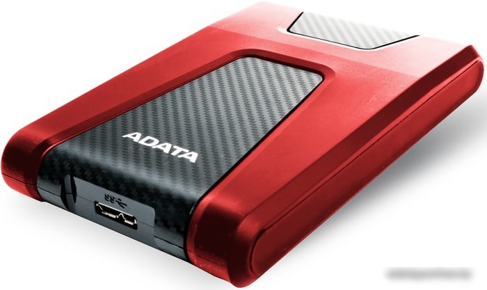 Внешний жесткий диск A-Data DashDrive Durable HD650 AHD650-1TU31-CRD 1TB (красный)