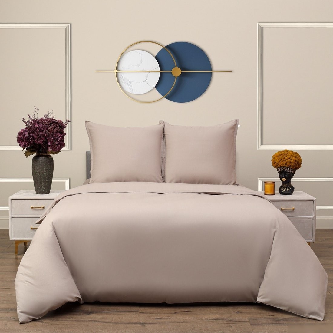 Постельное белье Siberia Home Сэнди Евро 70x70 Сиб-Евро-С-кп70x70 (капучино)