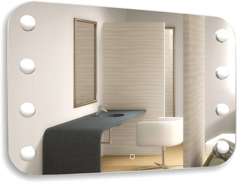 Silver Mirrors Tony 80x55 LED-00002479