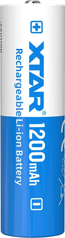 Аккумулятор XTAR 14500-AA 1200mAh Li-Ion 3.7V 2.5A (с защитой)