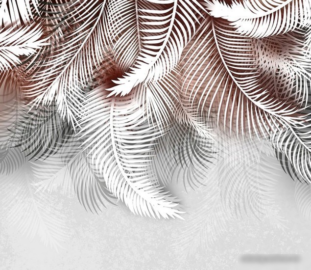 Фотообои Citydecor Пальмовые листья (пестрые) 2 200x260