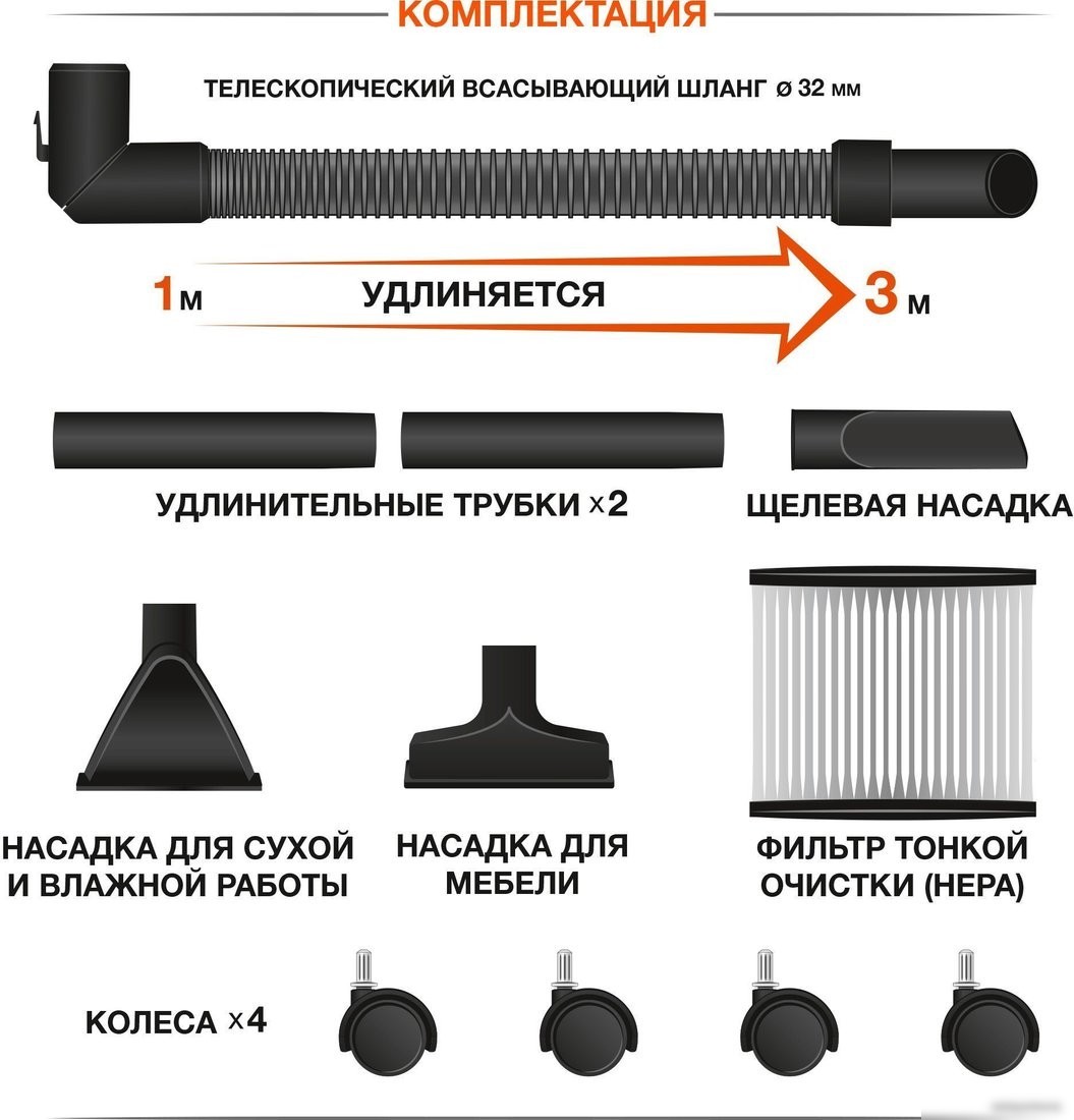 Пылесос Daewoo Power DAVC 1621Li