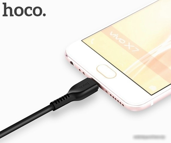 Кабель Hoco X20 Micro USB (3 м, черный)