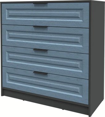 Комод Интерлиния Концепт КТ-К100 Деко (антрацит/дуб лазурный)