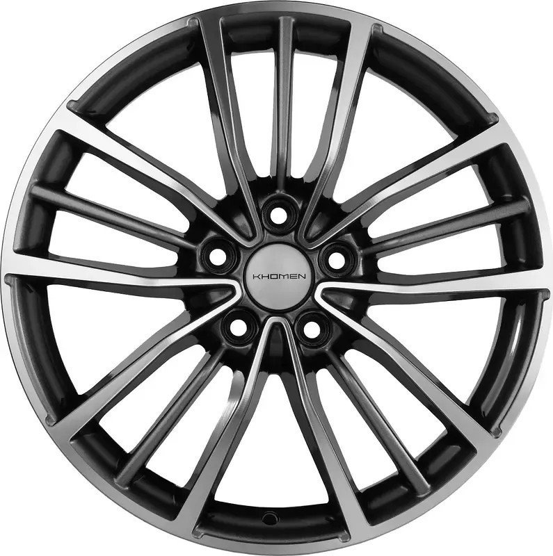Литые диски Khomen KHW1812 Mazda CX-5/Kia Seltos 18x7" 5x114.3мм DIA 67.1мм ET 45мм Gray FP