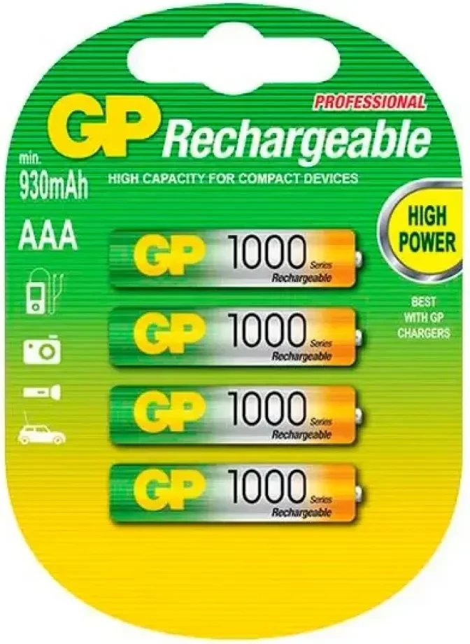 Аккумулятор GP GP100AAAHC3-2CRCB4 (4 шт)