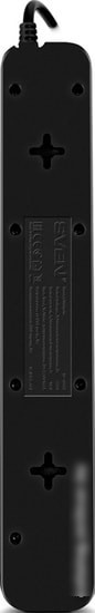 Сетевой фильтр SVEN SF-05LU (черный, 1.8 м)