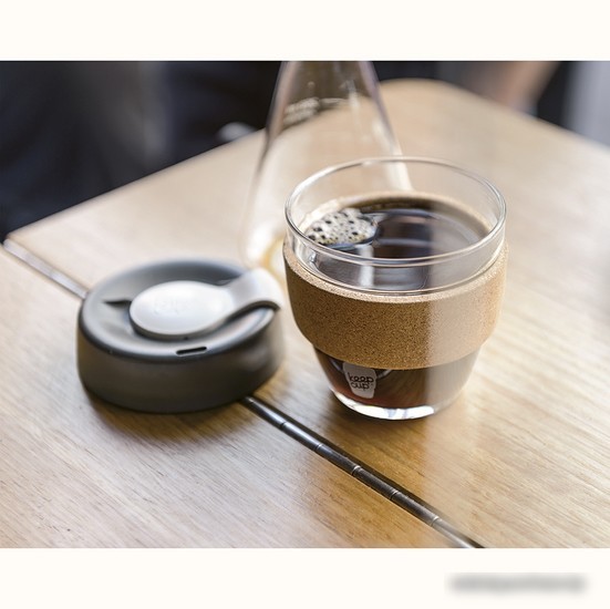 Многоразовый стакан KeepCup Brew Cork S Latte 227мл (серый)