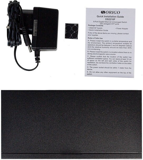 Настраиваемый коммутатор Origo OS2210F/A1A
