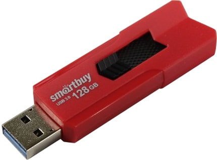 USB Flash Smart Buy Stream 128GB (красный)