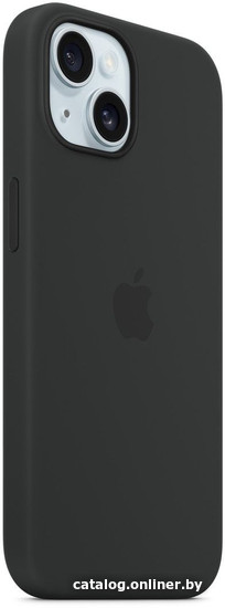 Чехол для телефона Apple MagSafe Silicone Case для iPhone 15 (черный)