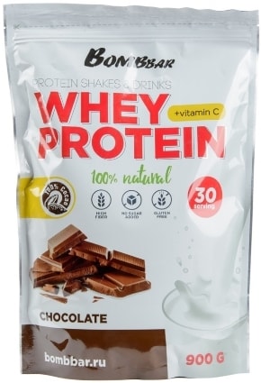 Bombbar Whey Protein (900 г, шоколад)