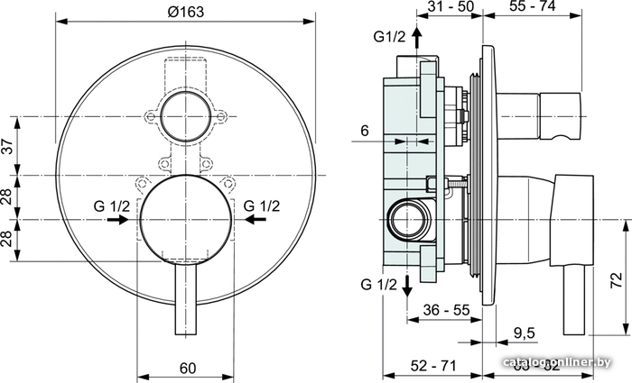 Смеситель Ideal Standard Ceraline A6939XG