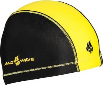 Шапочка для плавания Mad Wave Lycra Doutone (желтый)