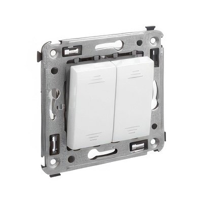 Выключатель DKC Avanti 4400124 (белое облако)