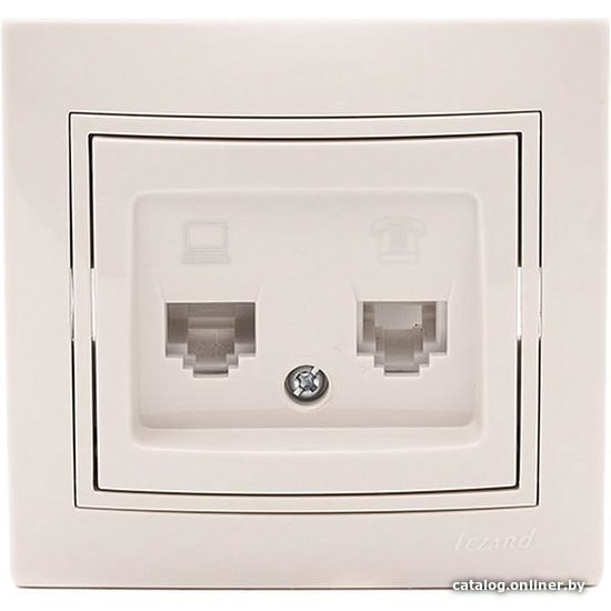 Розетка компьютерная Lezard Mira 701-0303-143 Розетка компьютерная Lezard Mira 701-0303-143