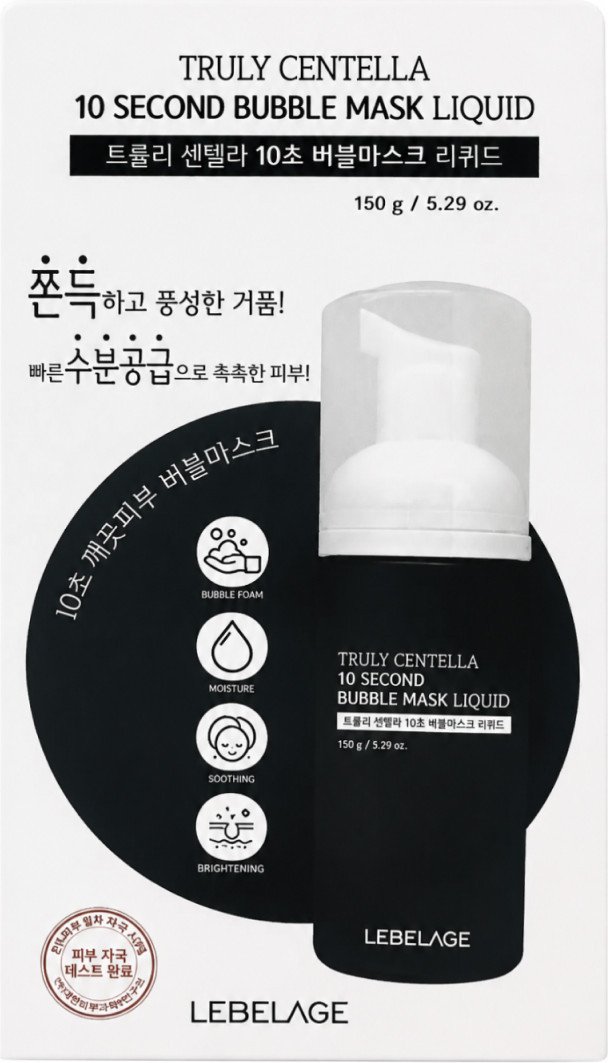 Lebelage Truly Centella 10 Second Bubble Mask Liquid (150 г)