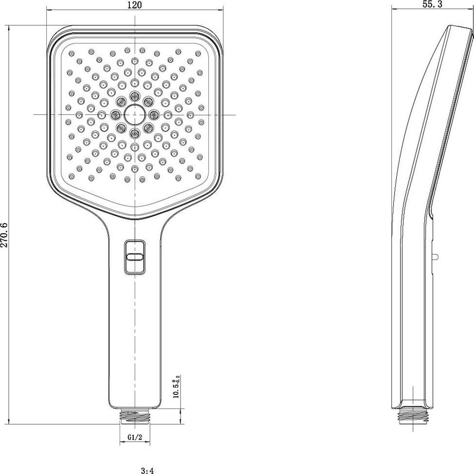 Душевой гарнитур Vincea Inspire VSHN-3I4HGM