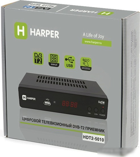 Приемник цифрового ТВ Harper HDT2-5010