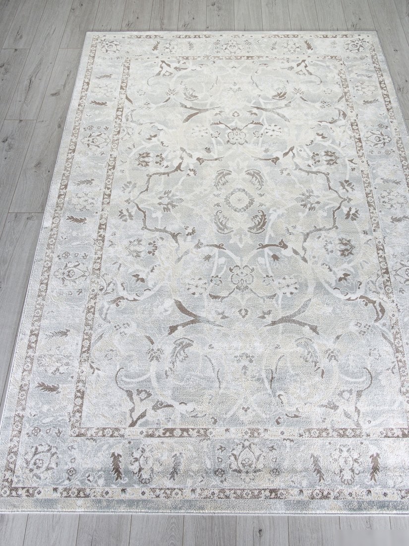 Ковер для жилой комнаты Merinos Iris МР04-STAN-CREAM-BLUE (2х3)
