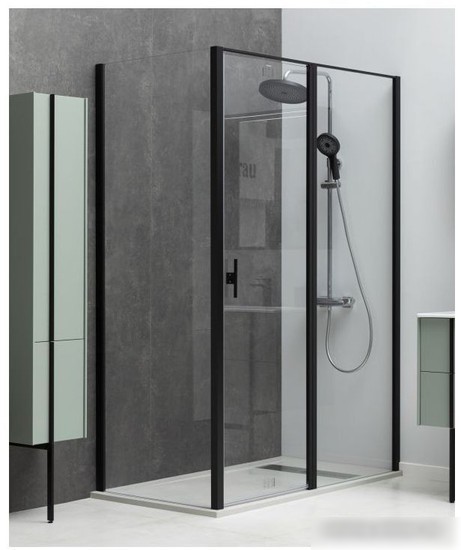 Душевой уголок Allen Brau Priority 120x100 304234 (черный браш)