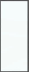 Душевая стенка Grossman Galaxy 90x195 200.K33.01.90.42.00 (графит сатин/стекло прозрачное)