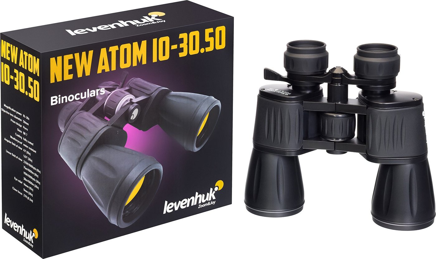 Бинокль Levenhuk New Atom 10–30x50 84622