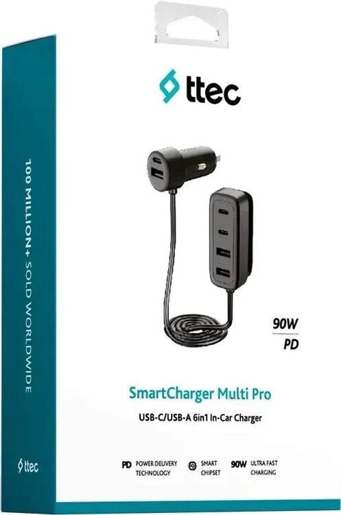 Автомобильное зарядное ttec 2CKP06S