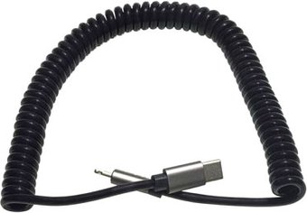 Кабель KS-IS KS-495B-1 USB Type-C - Lightning (1 м, черный)