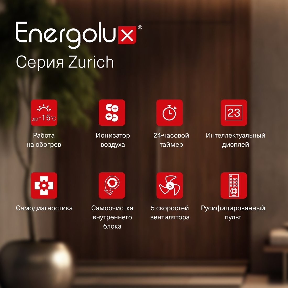 Кондиционер Energolux Zurich SAS18Z5-AI/SAU18Z5-AI