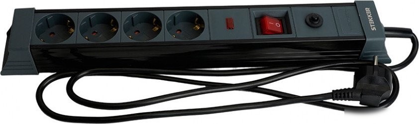 Сетевой фильтр Stekker HM22-41-02 50156 (черный)