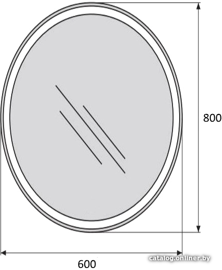 BelBagno SPC-VST-600-800-LED-TCH-WARM