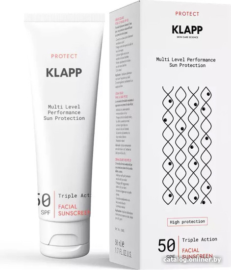 Крем солнцезащитный Klapp Sun Protect Multi Level Performance SPF50 50мл