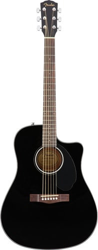 Электроакустическая гитара Fender CD-60SCE BLK