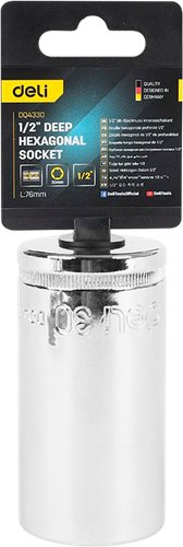 Головка слесарная Deli Торцевая шестигранная EDQ4330