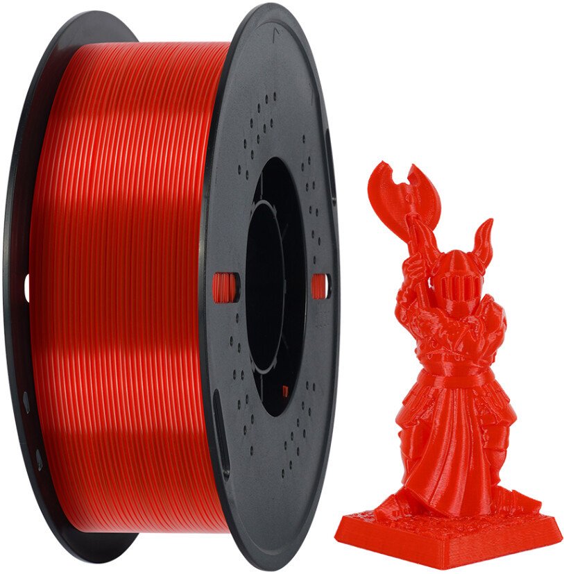 Филамент Kingroon PETG Economic 1.75мм NPETG015-ZX (1кг, флуоресцентный красный)