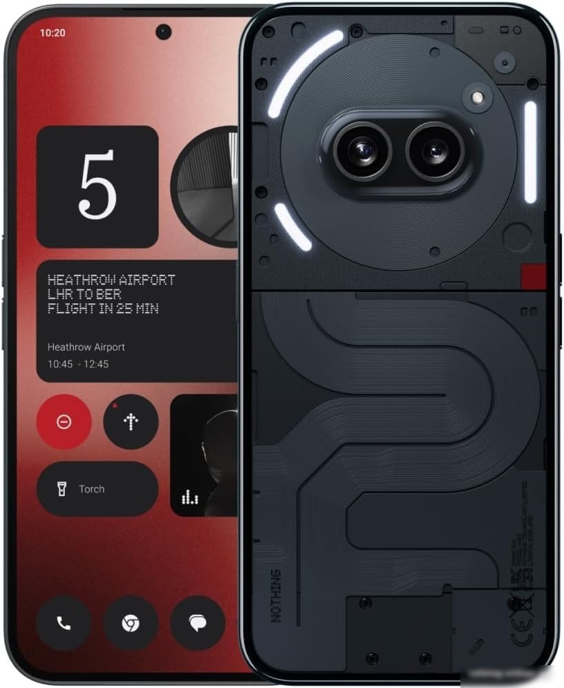 Телефон Nothing Phone (2a) 12GB/256GB (черный) Телефон Nothing Phone (2a) 12GB/256GB (черный)