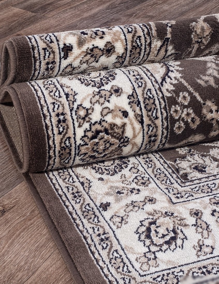 Ковер для жилой комнаты Merinos Valencia Deluxe d251-STAN-BROWN (2x4)