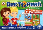 Настольная игра Русский стиль Викторина в картинках Я в беду не попаду