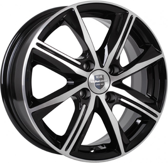 Литые диски K&K Арнар 16x7" 5x110мм DIA 67.1мм ET 38мм Алмаз черный