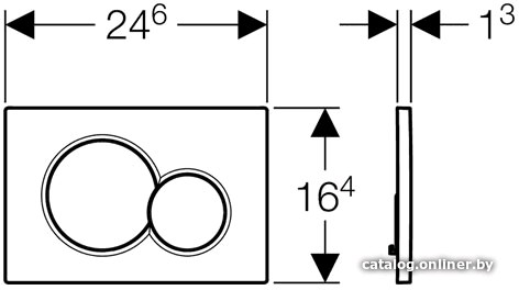 Geberit Sigma 01 115.770.DW.5 (черный)
