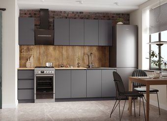Готовая кухня ДСВ Мори 2.0 (графит)