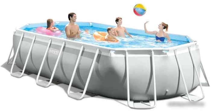 Каркасный бассейн Intex Prism Frame Oval (503x274x122)