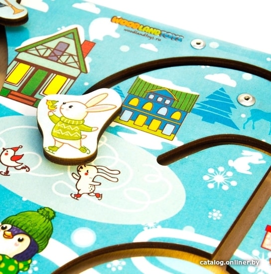 Лабиринт WoodLand Toys Новый год 114113