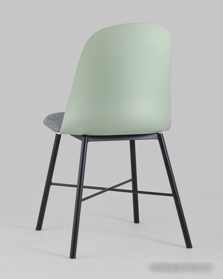Стул Stool Group Shell (серо-зеленый)