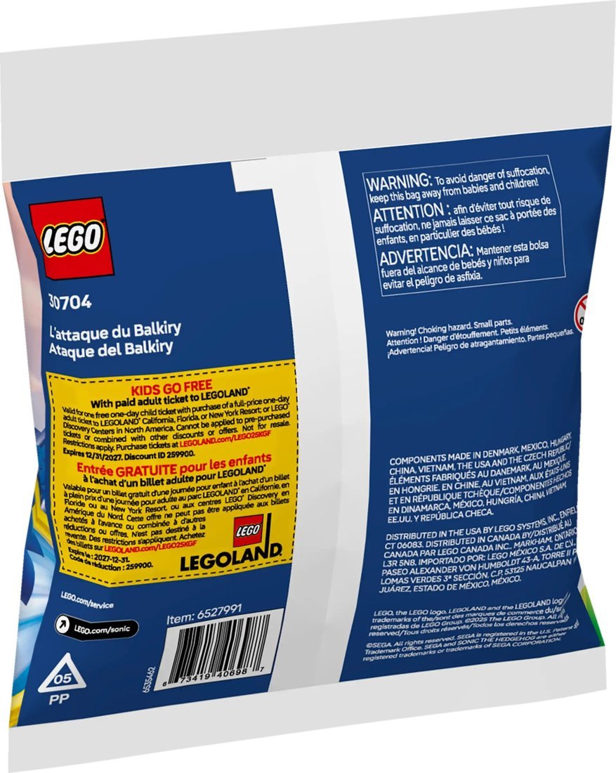 Конструктор LEGO Sonic The Hedgehog 30704 Атака Балкири