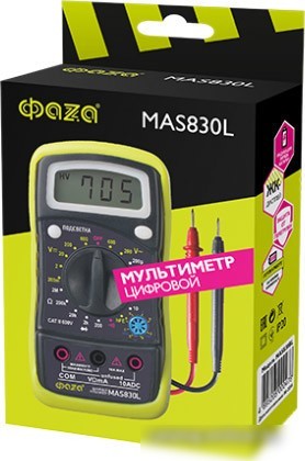 Мультиметр Фаza MAS830L